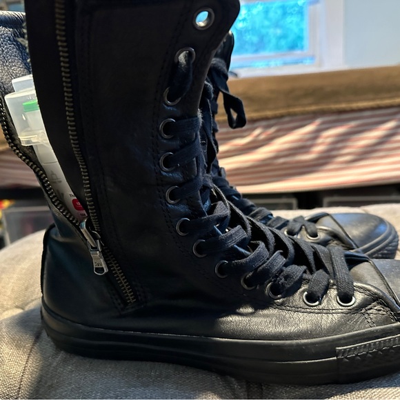 Converse black leather by John Varvatos - Picture 2 of 6